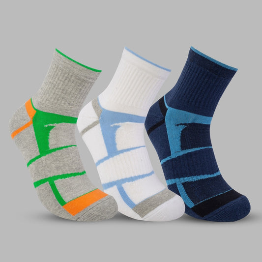 Pack Of 3 Men's Half Terry - L-Shape Socks